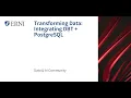 Transforming Data Integrating DBT PostgreSQL