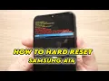 Samsung Galaxy A14 How to Factory Reset Hard Reset