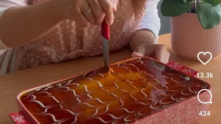 كيكة الحليب والكراميل التركية تريلتشا ٠٠ ألذ وأطرى كيكة عملتها كأنك سافرتى تركيا الكيكة التركية 