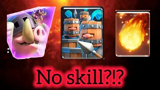 How to play evo royal hogs fireball bait in Clash Royale