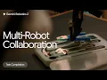 Robots working together with Gemini Robotics 2