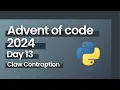 Advent of Code 2024 Day 13 Python Mathematical Approach