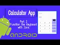 Calculator App Part 2 - Make keyboard function with java code Android Studio