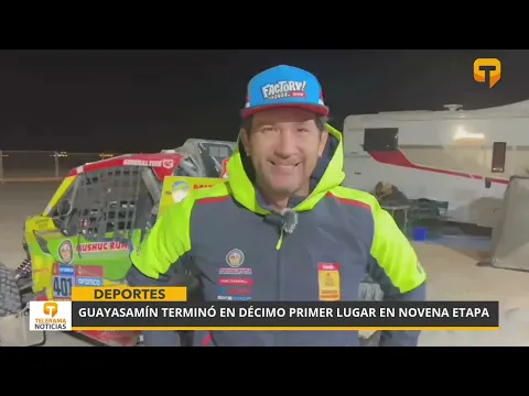 Guayasamín terminó en décimo primer lugar en novena etapa