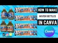 HOW TO MAKE A WATER BOTTLE LABEL IN CANVA