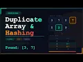 Find Duplicates in an Array Using Hashing O n Solution EXPLAINED mxmzuCodes