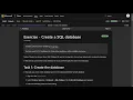 Exercise - Create a SQL database