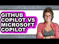 GitHub Copilot vs Microsoft Copilot - 2025 Comparison