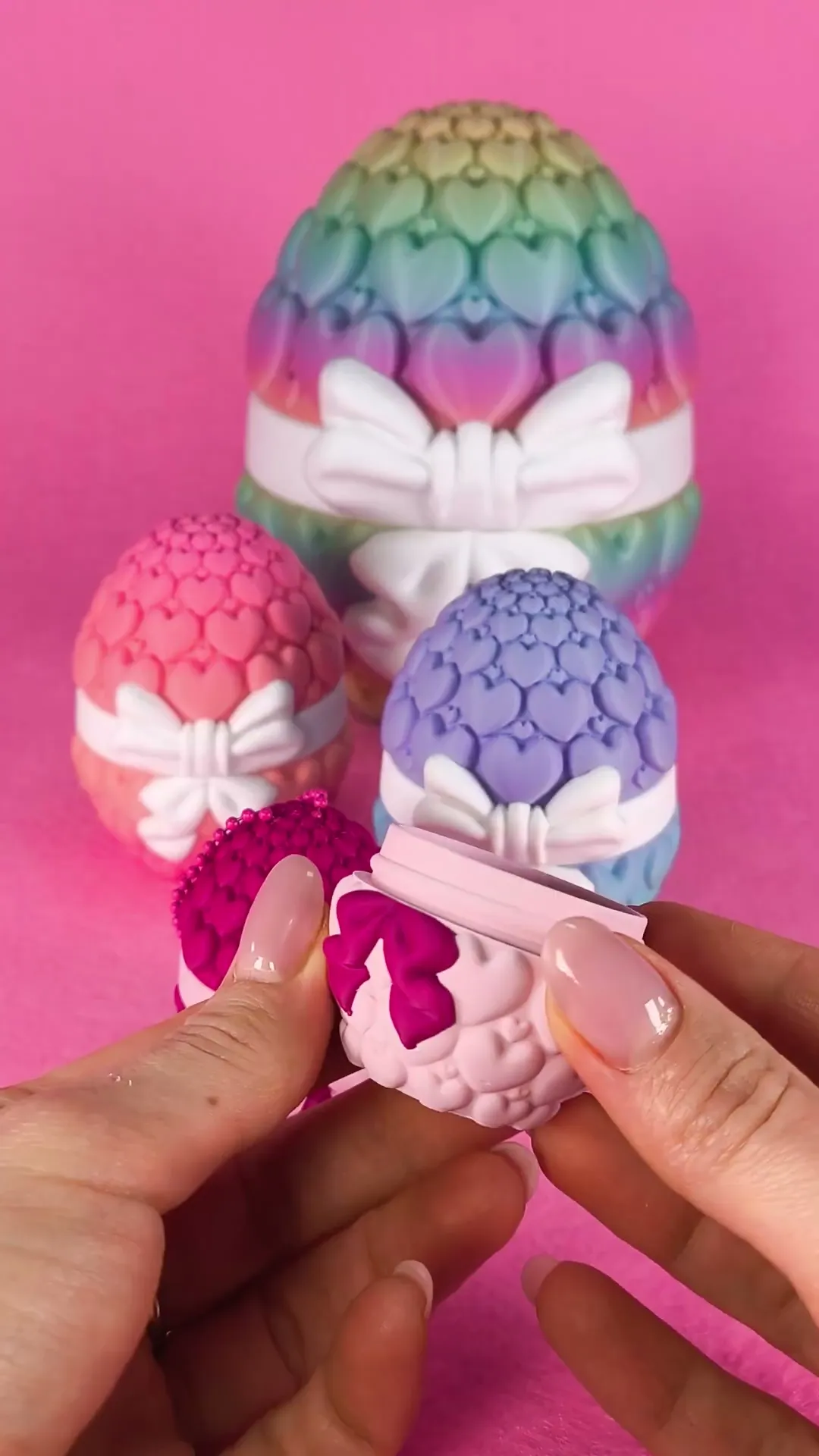 Love Egg Container with Bow