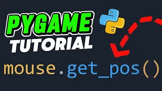 Move an Image with Your Mouse - Lesson 5 Pygame Tutorial for Beginners