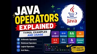 Java Operators Explained Arithmetic Relational Logical Unary Assignment Operators with Example