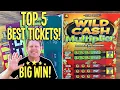 My TOP 5 Best Lottery Scratch Offs for 5 Fixin To Scratch