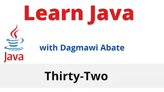 32 Learn Java with Dagmawi-Abate Static Fields Amharic
