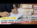 Step By Step Cutting Stiker Tulisan untuk Papan Ucapan Akrilik