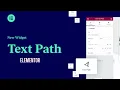 How to Use the Text Path Widget in elementor