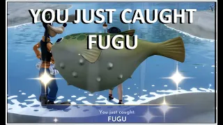 How to catch Fugu Fish in Dreamlight Valley - Thunderstorm at Dazzle Beach
