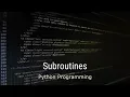 Introduction to Python - Lesson 4