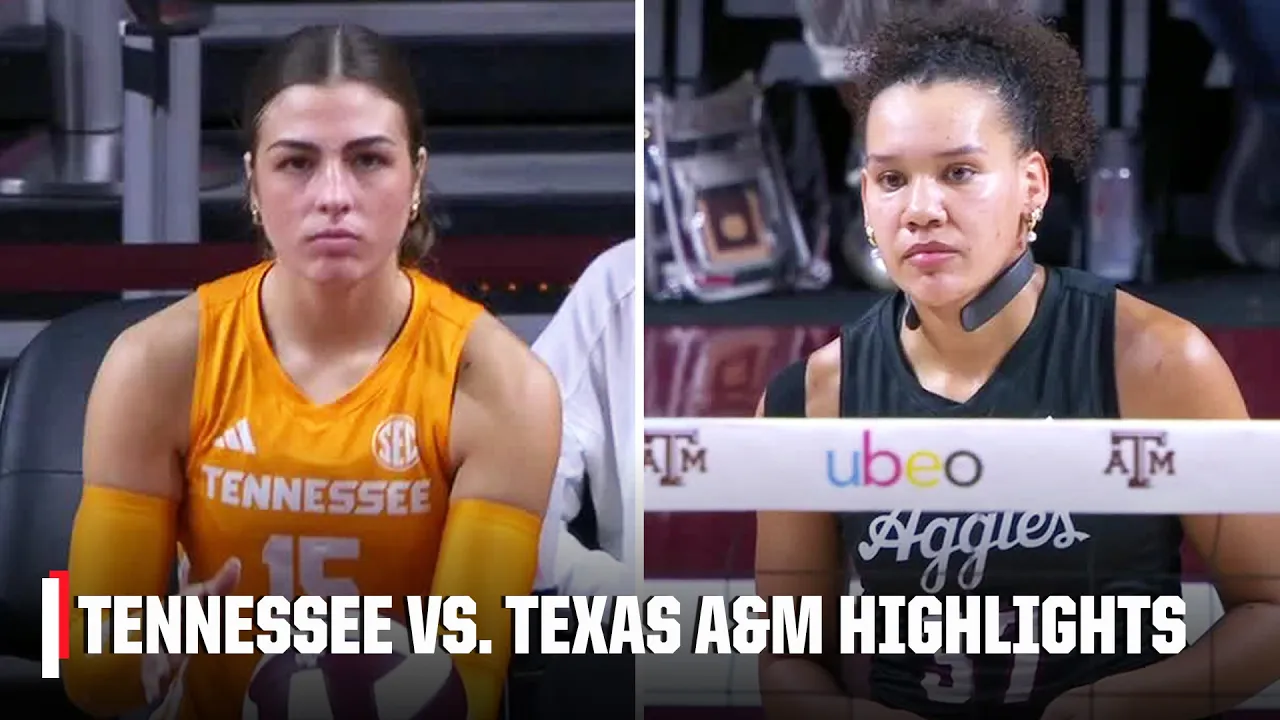 Tennessee Lady Volunteers vs. Texas A&M Aggies | Full Match Highlights | ESPN Volleyball