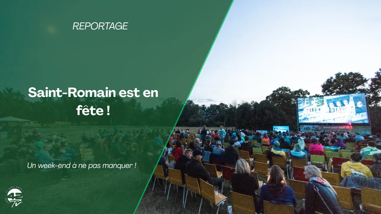 ⁣Saint-Romain-les-Atheux en fête : cinéma en plein air et olympiades !