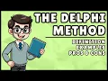 What is the Delphi Method Easiest Explanation