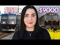 150 vs 9 000 Japanese Sleeper Train