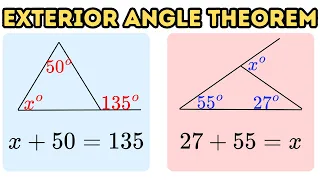 How to Use the Exterior Angle Theorem In Solving for a Missing Angle of A Triangle
