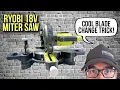 Ryobi 18v Sliding Miter Saw REVIEW Ryobi Model PBT01B