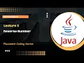 How to reverse number in JAVA Hindi NikhilGuruji