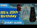 2021 20th ANNIVERSARY Event Guide - OSRS Event Guide