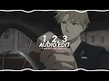 1, 2, 3 (sped up) - sofia reyes ft. jason derulo & de la ghetto [edit audio]