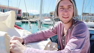 Driving our boat into our berth, finally! – BOAT LIFE Ep. 03