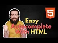 Easy for Inputs With Just HTML5 Datalist Tag HTML