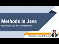 Returning Value and Void Methods in Java OOP Defining Methods NetBeans Filipino-English
