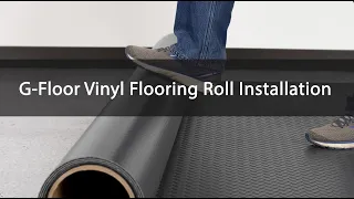 G-Floor Vinyl Garage Flooring Roll Installation - Easy DIY Floor