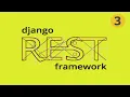Django Rest Framework api - view Part 3