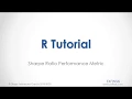 R Tutorial Sharpe Ratio Performance Metric