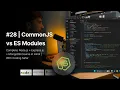 NodeJS Tutorial in Hindi CommonJS vs ES Modules Node js Modules Explained