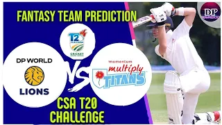 Download LIO VS TIT || LIO VS TIT DREAM11 PREDICTION || CSA T20 CHALLENGE MP3