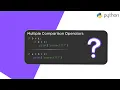 Should You Shorten Your Comparison Operators Into One Line - Python