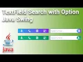 How to use jtextfield search with option and filter data from mysql database