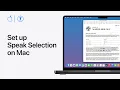 How to set up Speak Selection on Mac Apple Support