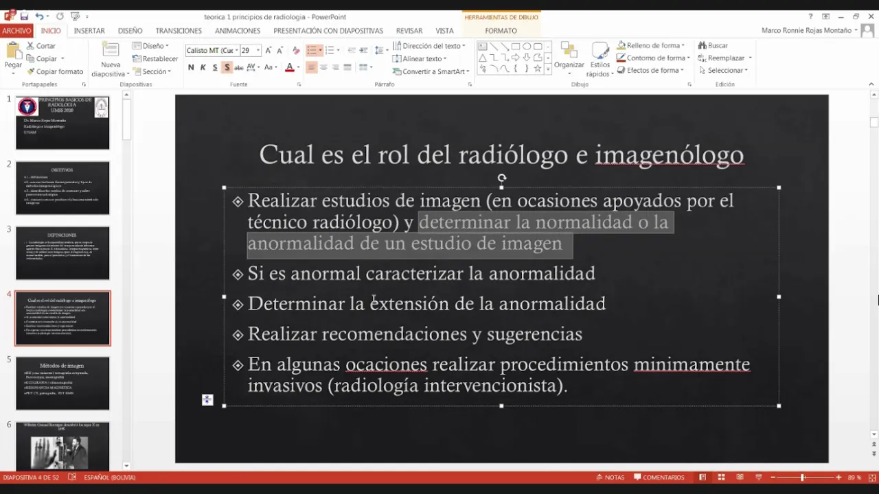 principios básicos de radiología