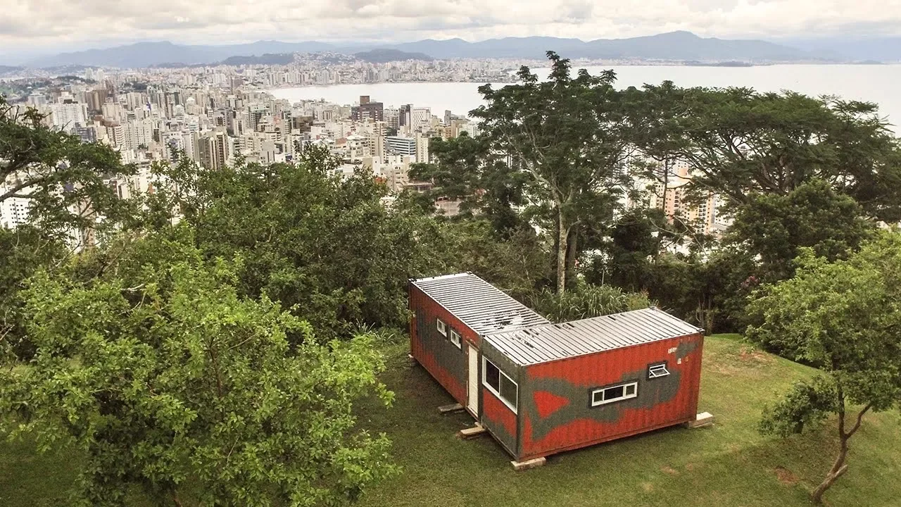 Shipping Container House Roof Painting – Living Tiny Project Ep. 013