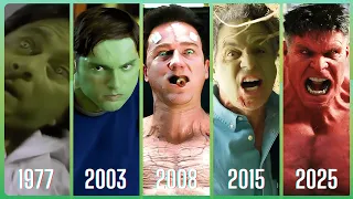 hulk transformation evolution from 1977 to 2025 all movies u0026 tv 