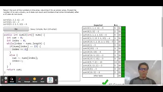 CodingBat Java Array-2 sum13