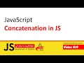 19 Concatenation in JavaScript JavaScript JavaScript in Pashto