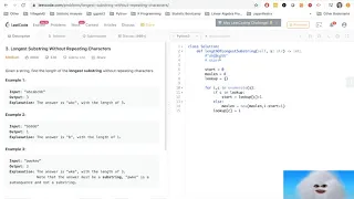 Leetcode - Longest Substring Without Repeating Characters Python