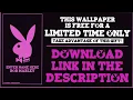 Playboy Pink - iPhone 5 Wallpaper FREE Photoshop Template