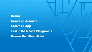 Getting Started with OAuth2 - Part One Configuring and Testing Your Settings