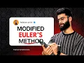 Modified Euler s Method Engineering Mathematics Step-by-Step Explanation with Example